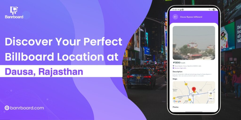 Prime Billboard Location in Dausa, Rajasthan